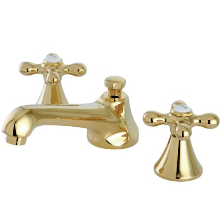 KS4472AX 8 Widespread Bathroom Faucet, Polished Brass